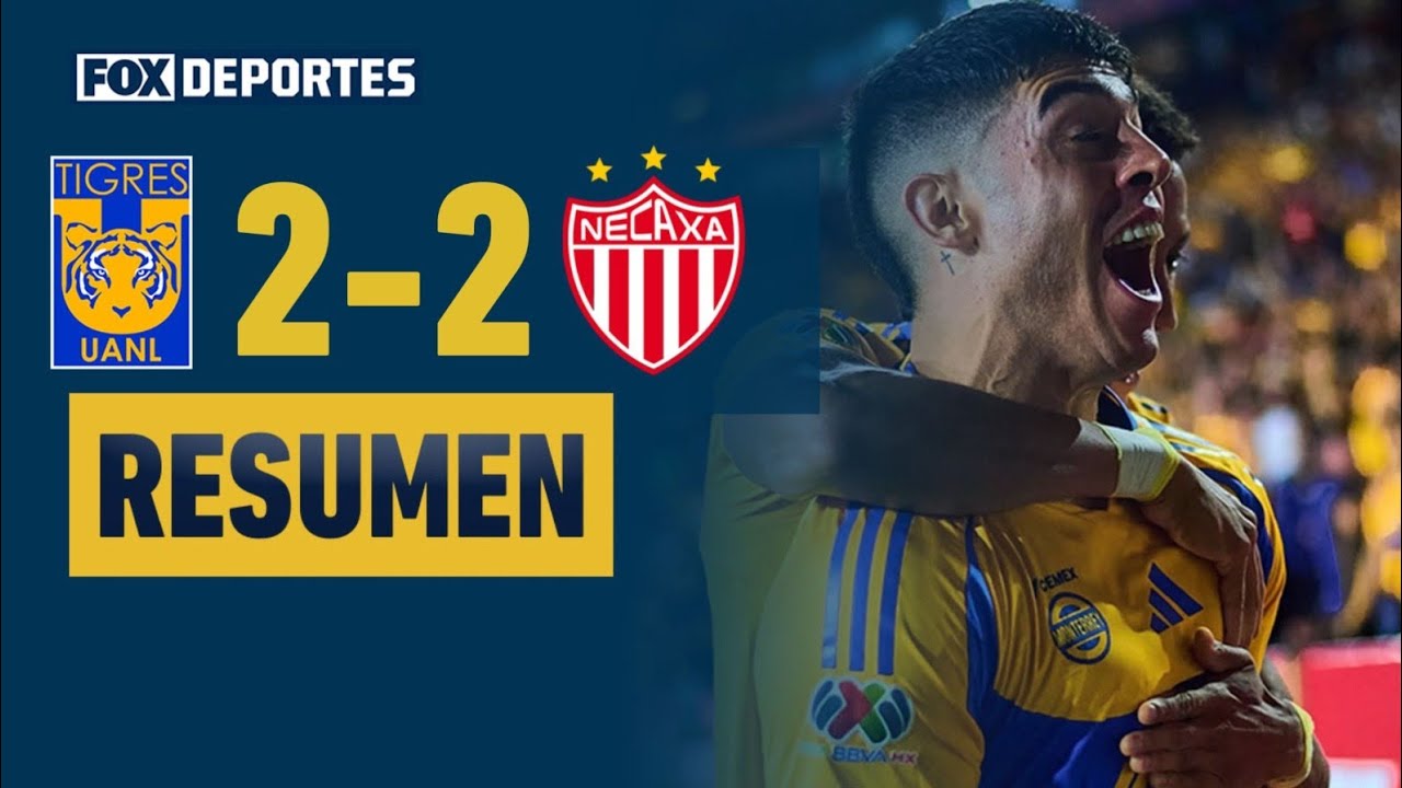 Highlights:Primera Division Liga MX Tigres UANL 2-2 Necaxa - Nowgoal