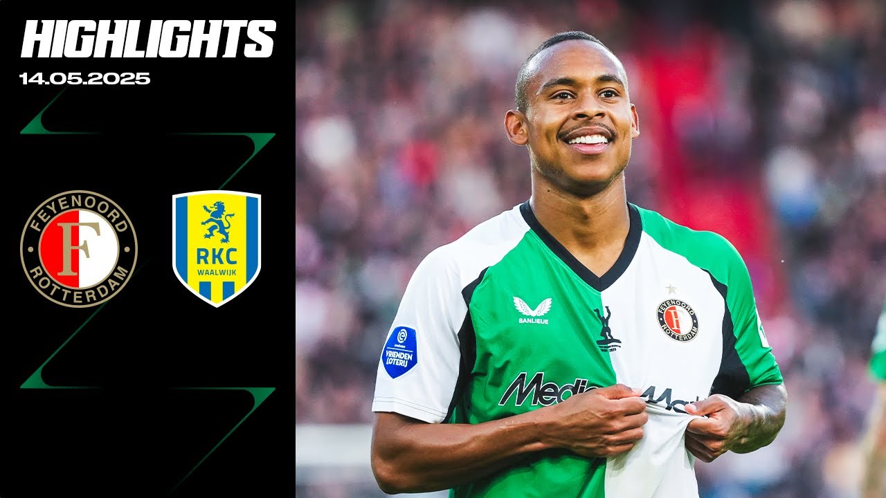 Holland Eredivisie Feyenoord 2-0 RKC Waalwijk Highlights,Hot Video - Goaloo