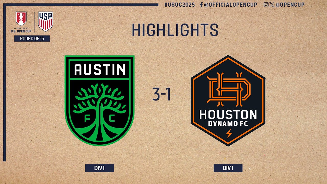 Match Highlights: Austin FC 3-1 Houston Dynamo Cup Mỹ Mở rộng