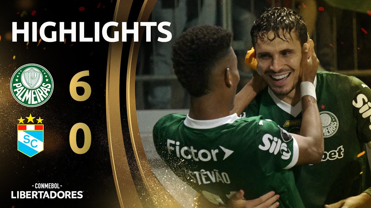 Copa Libertadores Palmeiras 6-0 Sporting Cristal Highlights,Hot Video - Goaloo