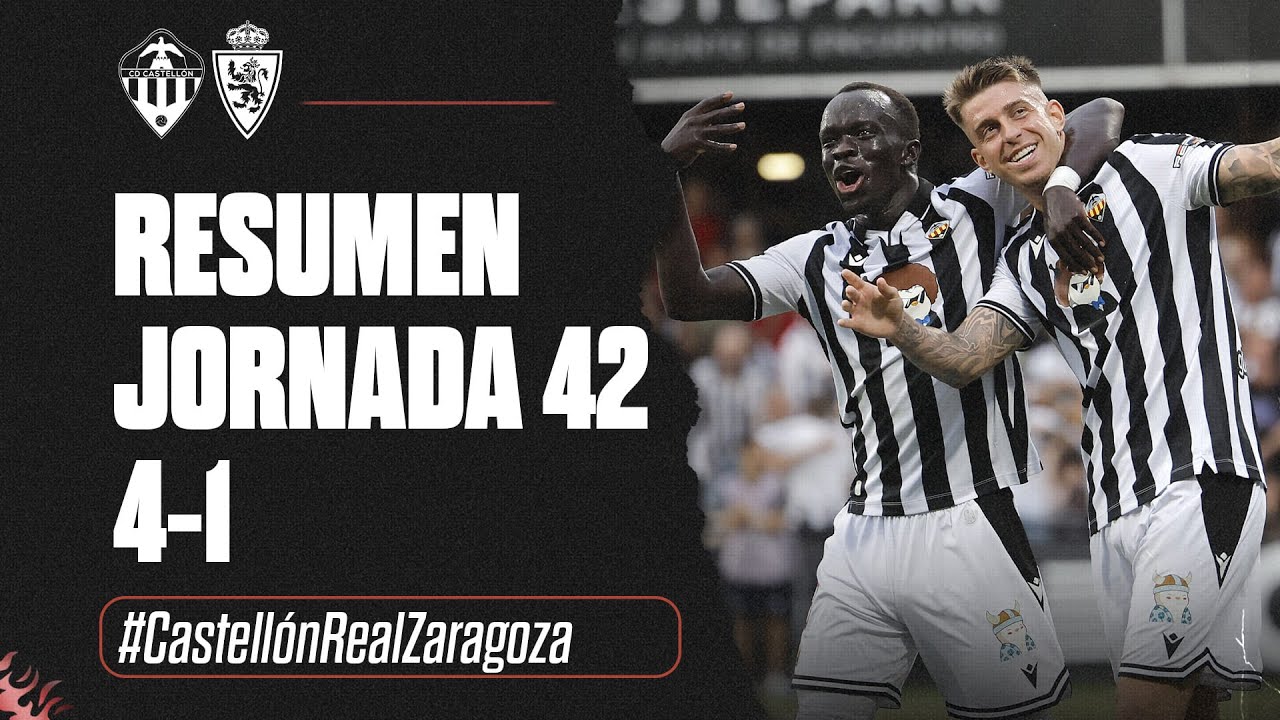 Spanish La Liga 2 Castellon 4-1 Real Zaragoza Highlights,Hot Video - Goaloo