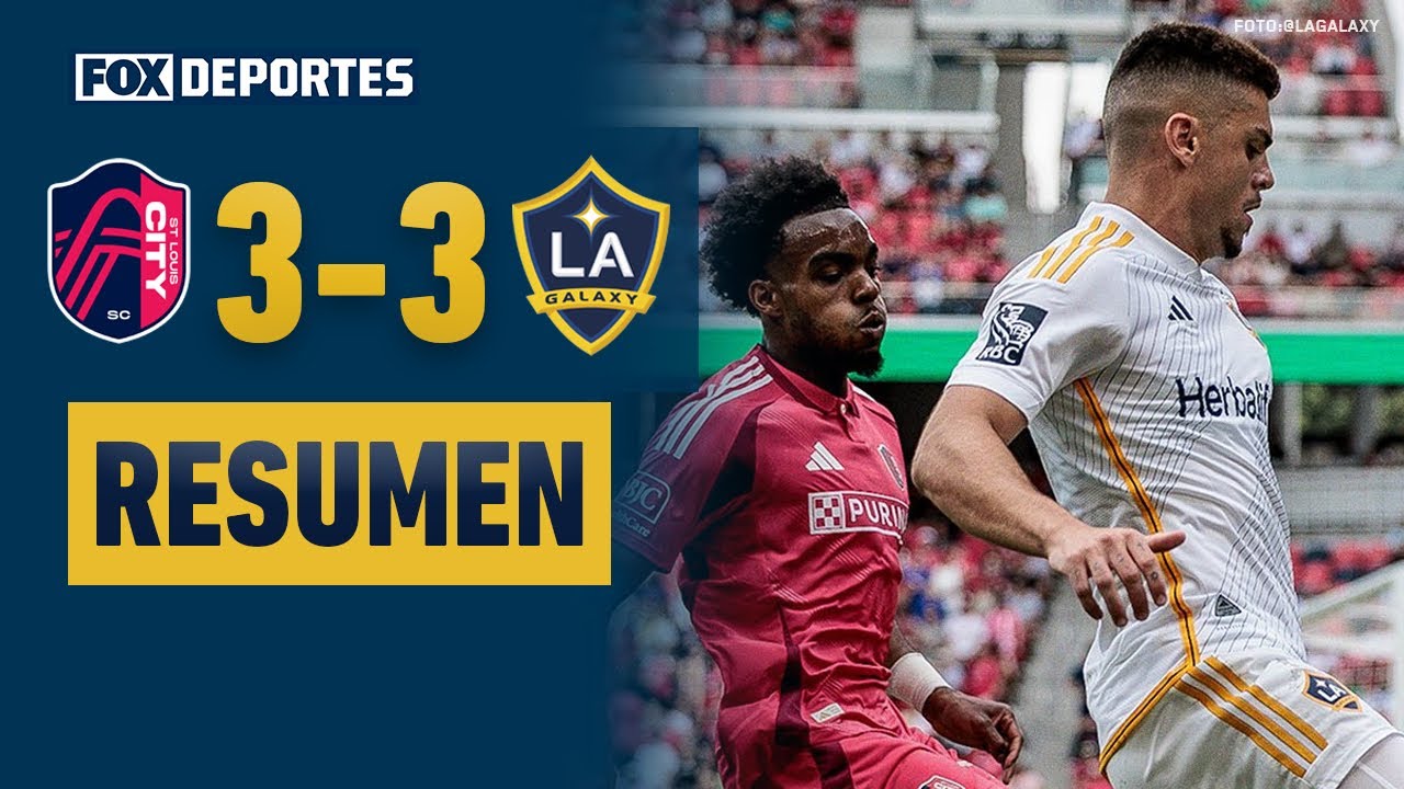 ไฮไลท์+เมเจอร์ลีกซอกเกอร์:เซนต์หลุยส์ ซิตี้ 3-3 Los Angeles Galaxy丨เมเจอร์ลีกซอกเกอร์ 2025丨15-06-2025