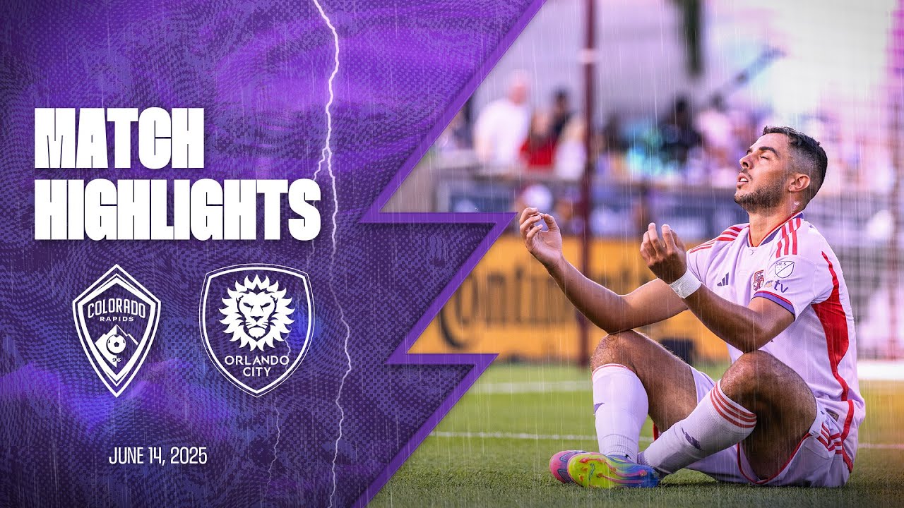 ไฮไลท์+เมเจอร์ลีกซอกเกอร์:โคโลราโด ราปิดส์ 0-1 Orlando City丨เมเจอร์ลีกซอกเกอร์ 2025丨15-06-2025