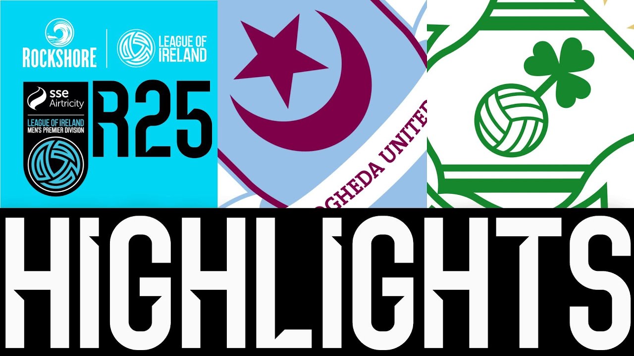 Ireland Premier Division Drogheda United 1-2 Shamrock Rovers Highlights,Hot Video - Goaloo
