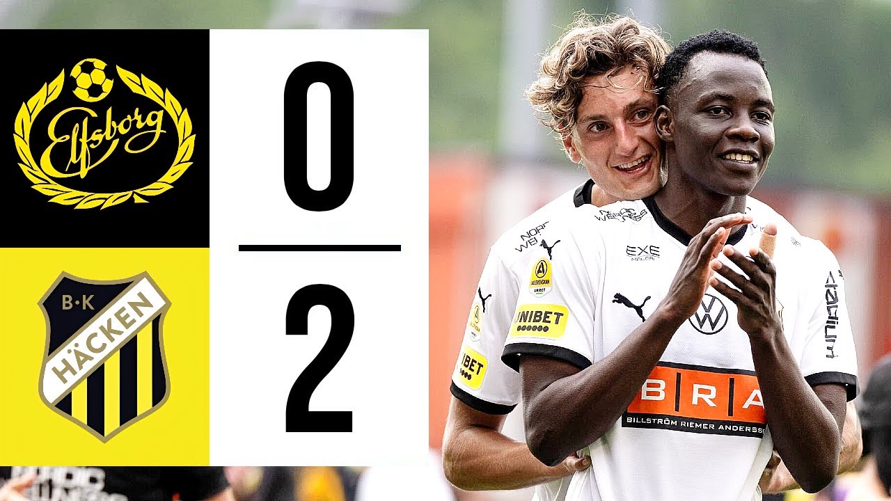 Match Highlights: Elfsborg 0-2 Hacken VĐQG Thụy Điển