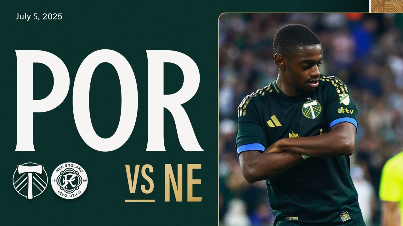 ไฮไลท์+เมเจอร์ลีกซอกเกอร์:พอร์ทแลนด์ ทิมเบอร์ส 2-1 New England Revolution丨เมเจอร์ลีกซอกเกอร์ 2025丨06-07-2025