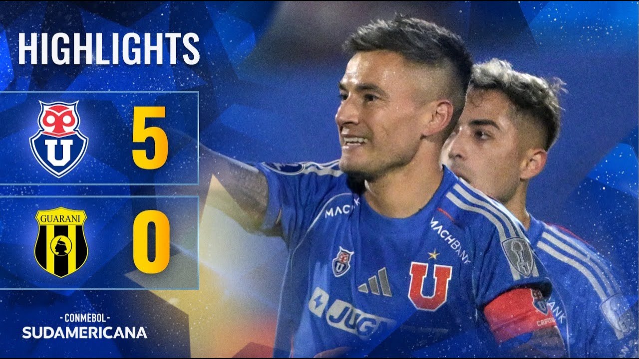 Highlights:Copa Sudamericana Universidad de Chile 5-0 Guarani CA - Nowgoal