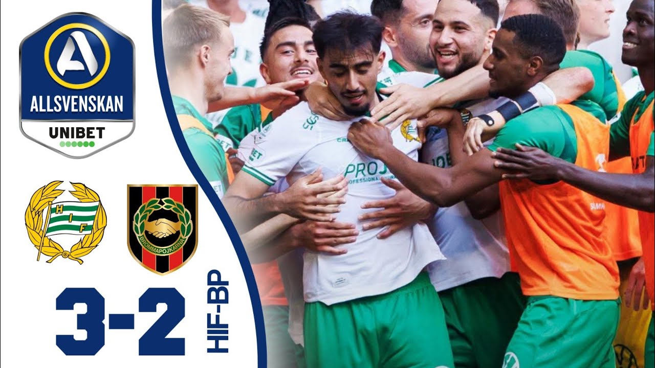 Swedish Allsvenskan Hammarby 3-2 Brommapojkarna Highlights,Hot Video - Goaloo