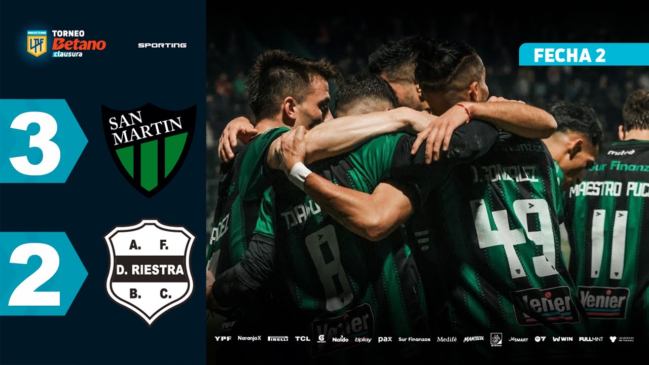 7.22-산 마틴 S.J. 3-2 데포르티보 리에스트라丨경기 하이라이트 -아르헨티나 토르네오 베타노