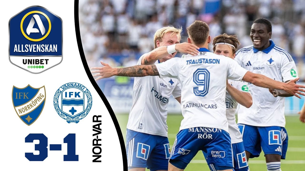 Swedish Allsvenskan IFK Norrkoping FK 3-1 IFK Varnamo Highlights,Hot Video - Goaloo