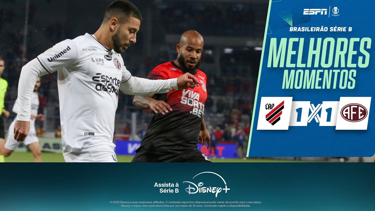 Brazil Serie B Atletico Paranaense 1-1 Ferroviaria SP Highlights,Hot Video - Goaloo