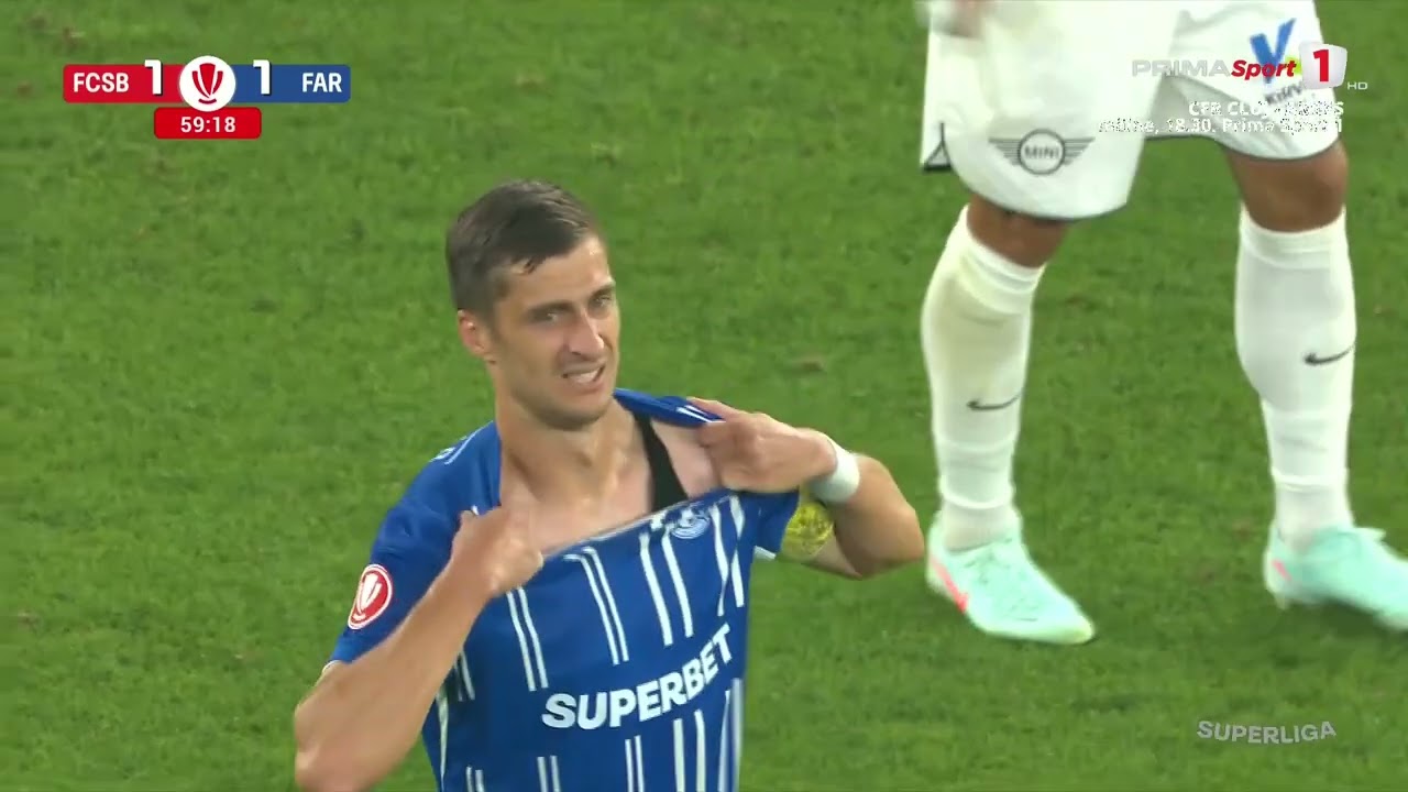 Romania Liga I FC Steaua Bucuresti 1-2 Farul Constanta Highlights,Hot Video - Goaloo