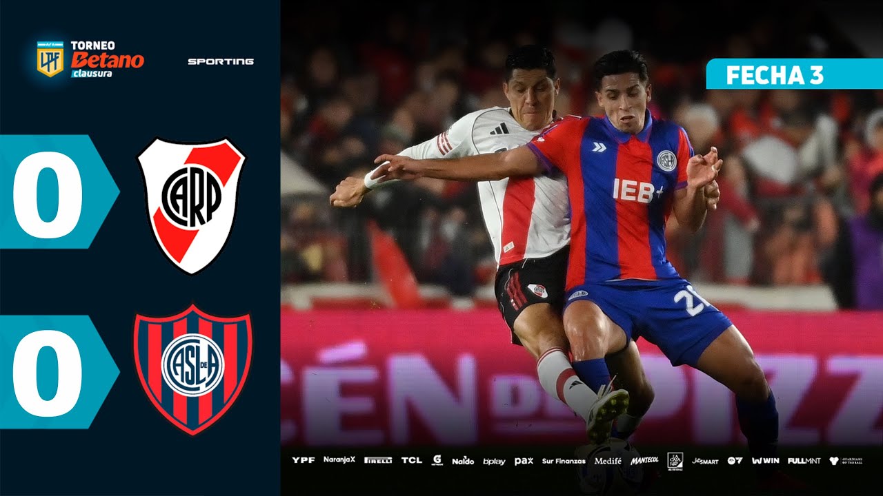 Argentine Division 1 River Plate 0-0 San Lorenzo Highlights,Hot Video - Goaloo
