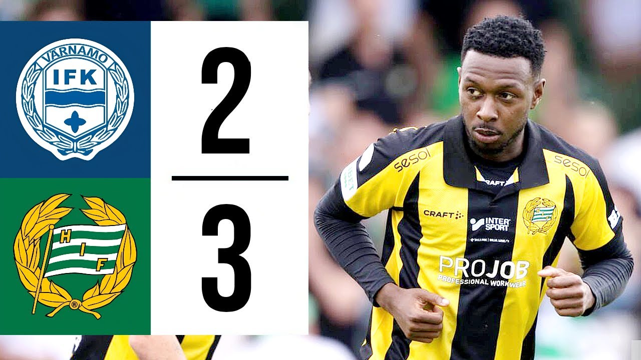 Swedish Allsvenskan IFK Varnamo 2-3 Hammarby Highlights,Hot Video - Goaloo