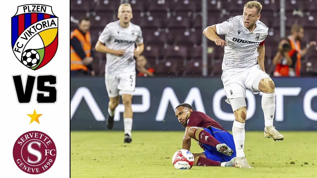 UEFA Champions League Servette 1-3 FC Viktoria Plzen Highlights,Hot Video - Goaloo