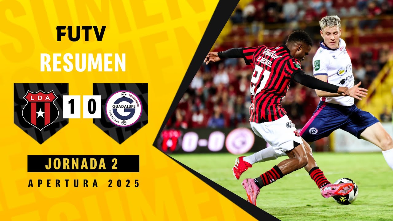Costa Rica Primera Division Alajuelense 1-0 Guadalupe FC Highlights,Hot Video - Goaloo