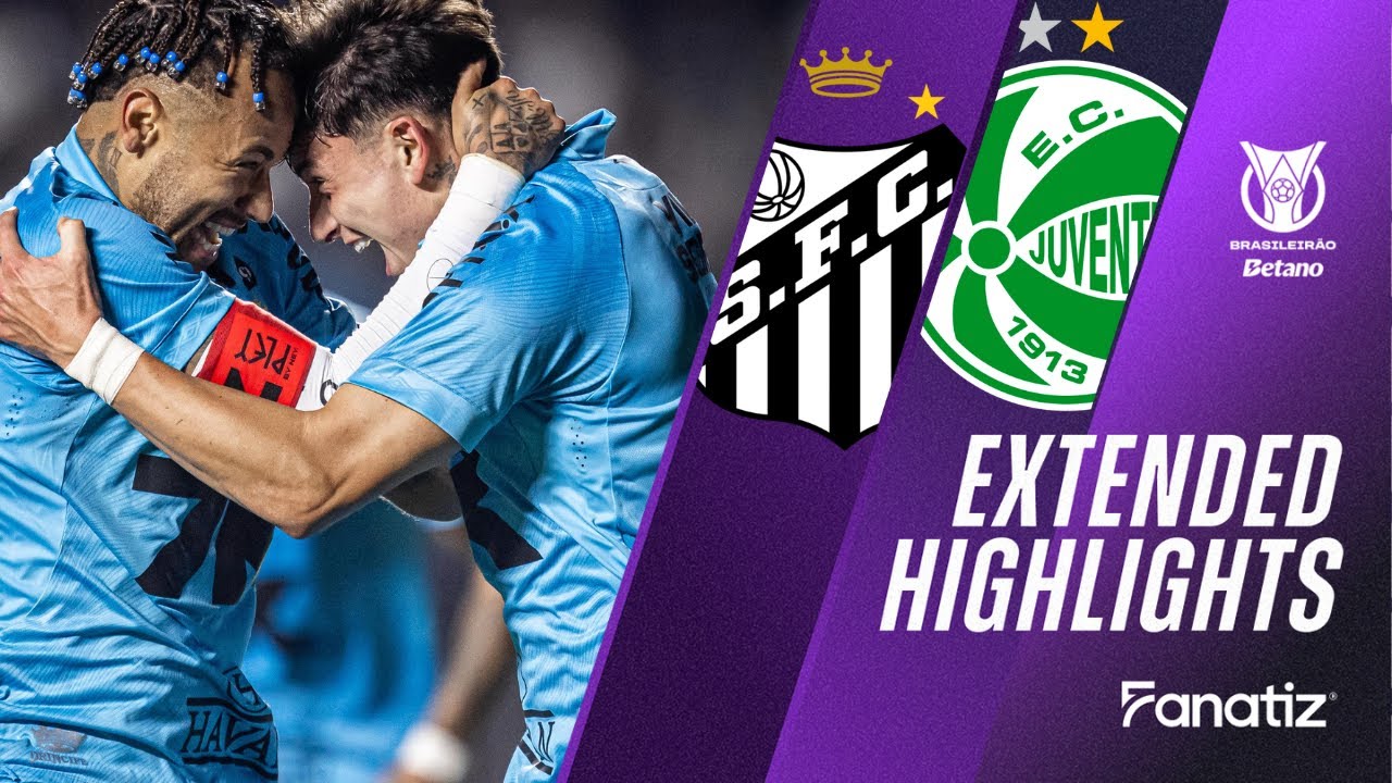 Brazil Serie A Santos 3-1 Juventude Highlights,Hot Video - Goaloo