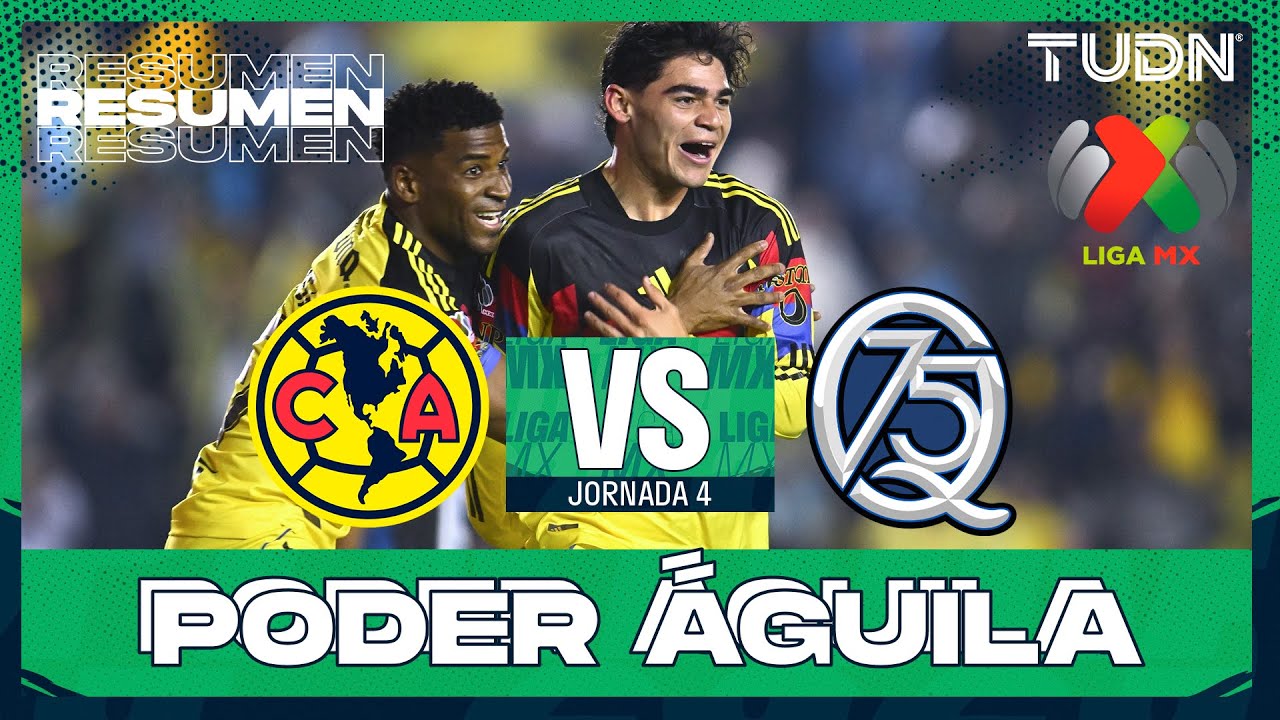 ไฮไลท์+เม็กซิโก พรีเมร่า ดิวิชั่น:คลับ อเมริกา 1-0 Queretaro FC丨เม็กซิโก พรีเมร่า ดิวิชั่น 2025-2026丨10-08-2025