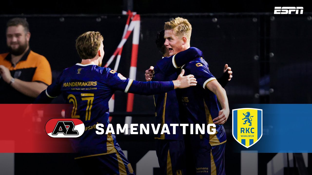 Holland Eerste Divisie AZ Alkmaar (Youth) 2-3 RKC Waalwijk Highlights,Hot Video - Goaloo