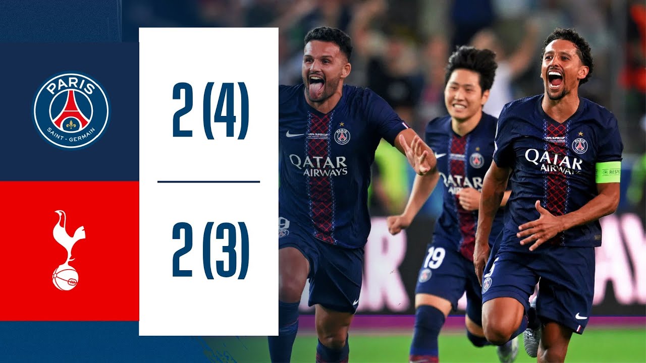 8.14-파리생제르망 2-2 토트넘丨경기 하이라이트 -UEFA 슈퍼컵