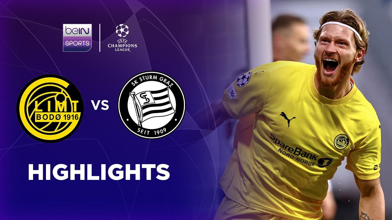 Match Highlights: Bodo Glimt 5-0 Sturm Graz UEFA Champions League