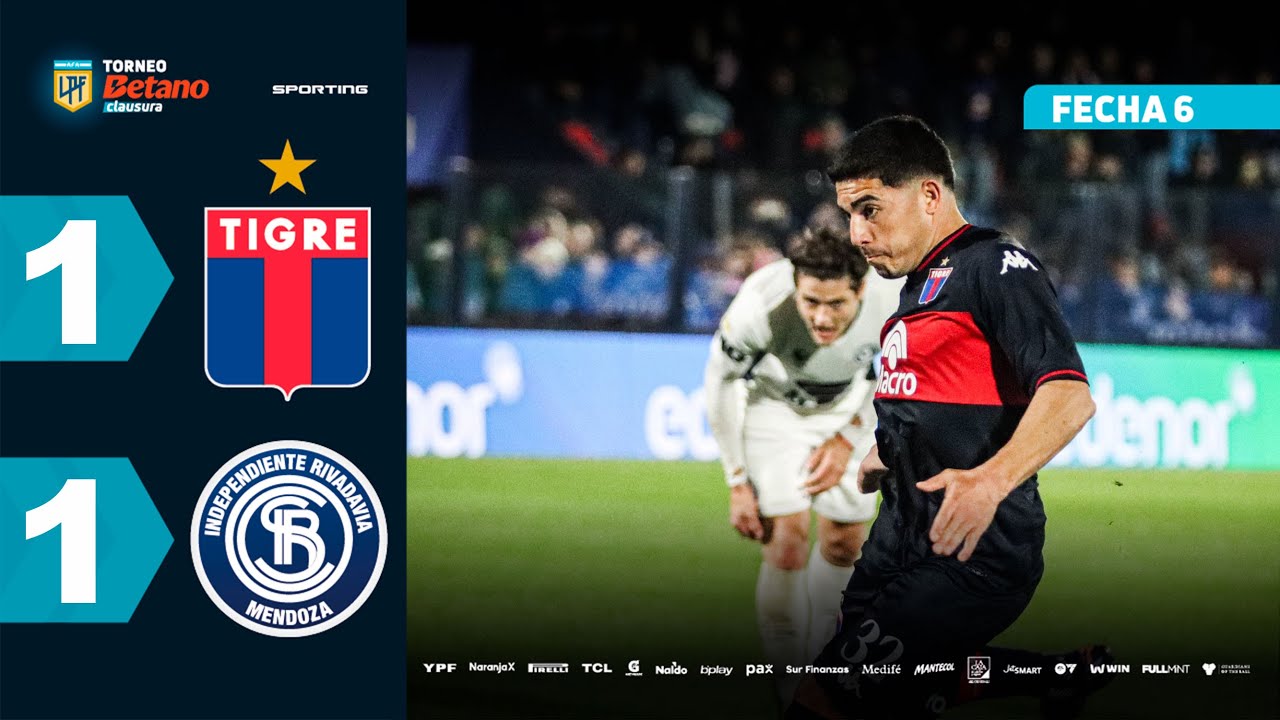 Argentine Division 1 Club Atletico Tigre 1-1 Independiente Rivadavia Highlights,Hot Video - Goaloo