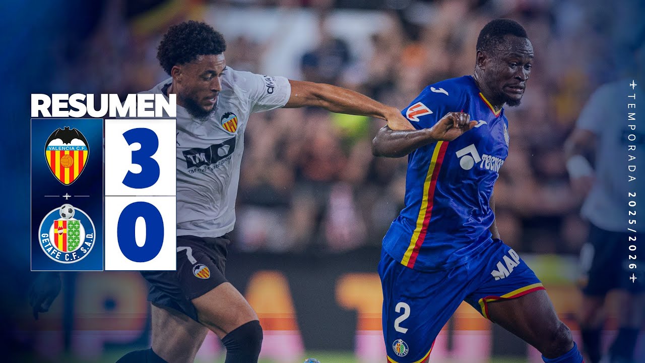 Spanish La Liga Valencia 3-0 Getafe Highlights,Hot Video - Goaloo
