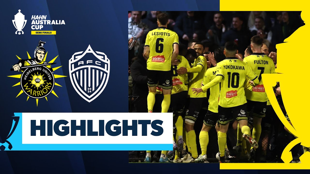 Australia FFA Cup Heidelberg United 2-0 Auckland FC Highlights,Hot Video - Goaloo