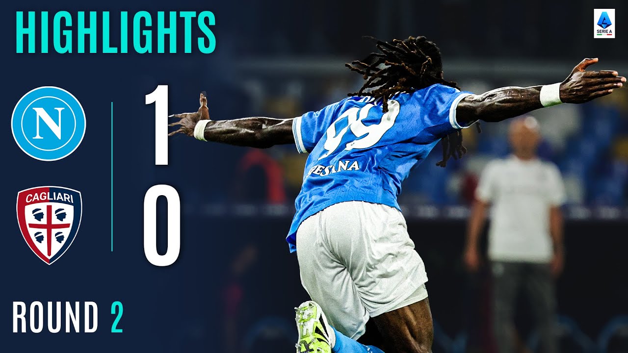 Italian Serie A Napoli 1-0 Cagliari Highlights,Hot Video - Goaloo