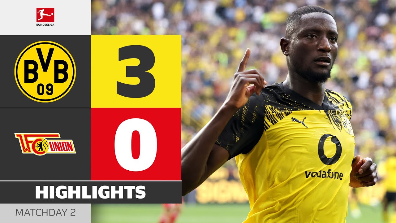 Highlights:German Bundesliga Borussia Dortmund 3-0 Union Berlin - Nowgoal