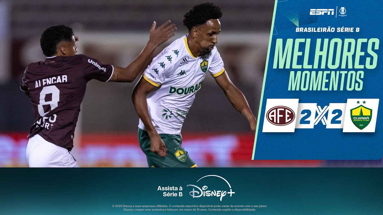 Highlights:Brazil Serie B Ferroviaria SP 2-2 Cuiaba - Nowgoal