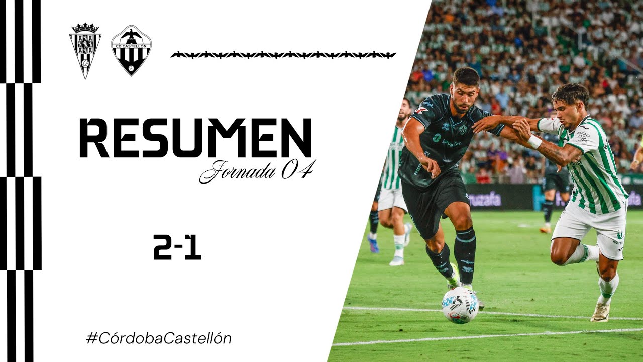 Spanish La Liga 2 Cordoba 2-1 Castellon Highlights,Hot Video - Goaloo