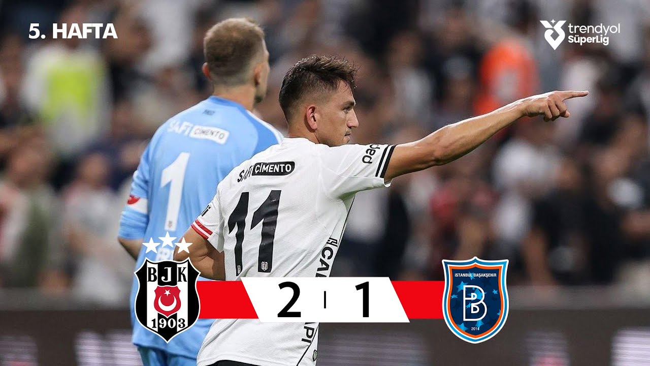 Turkey Super Lig Besiktas JK 2-1 Istanbul Basaksehir Highlights,Hot Video - Goaloo