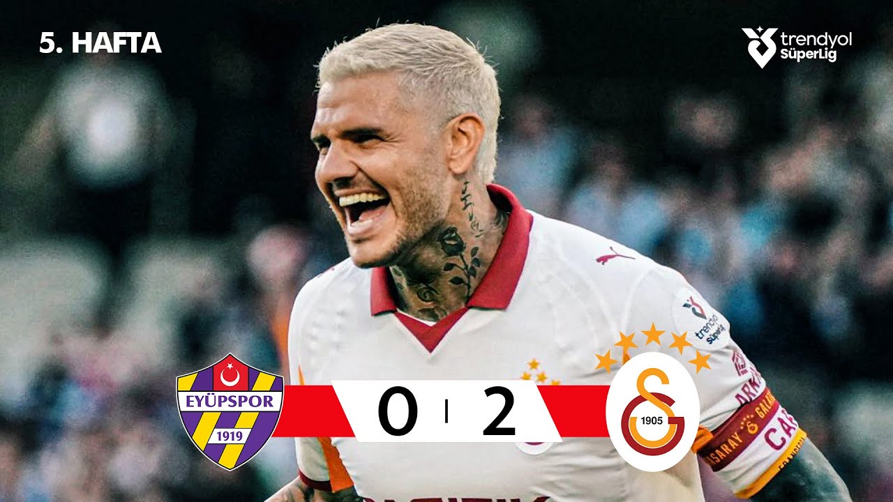 Eyupspor 0-2 Galatasaray丨Melhores Momentos -Superliga