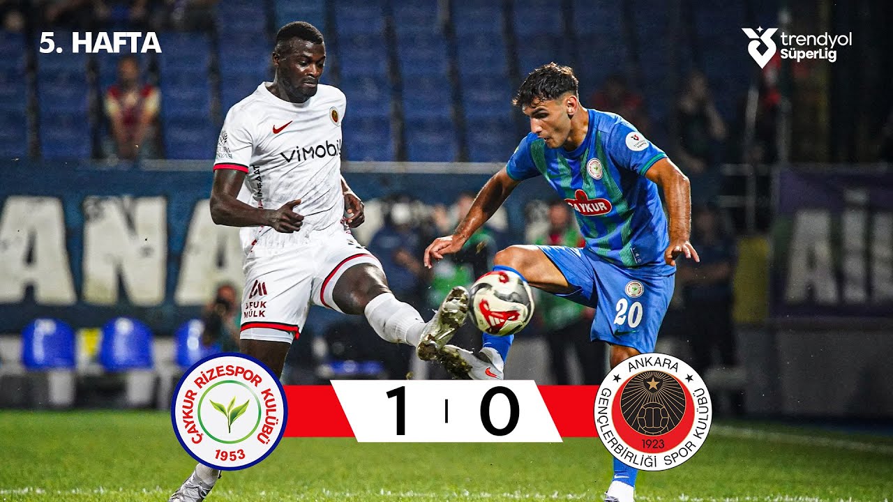 Turkey Super Lig Caykur Rizespor 1-0 Genclerbirligi Highlights,Hot Video - Goaloo