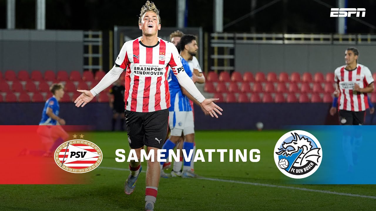 ไฮไลท์+ฮอลแลนด์ จูปิแลร์ลีก:พีเอสวี ไอนด์โฮเฟ่น(เยาวชน) 3-0 Den Bosch丨ฮอลแลนด์ จูปิแลร์ลีก 2025-2026丨23-09-2025