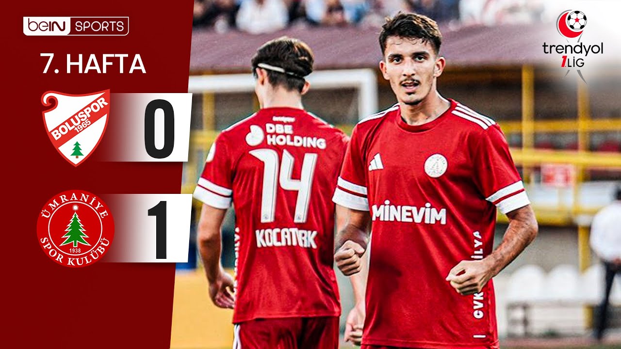 ไฮไลท์+ทีเอฟเอฟ เฟิร์ส ลีก ตุรกี:โบลูสปอร์ 0-1 Umraniyespor丨ทีเอฟเอฟ เฟิร์ส ลีก ตุรกี 2025-2026丨23-09-2025