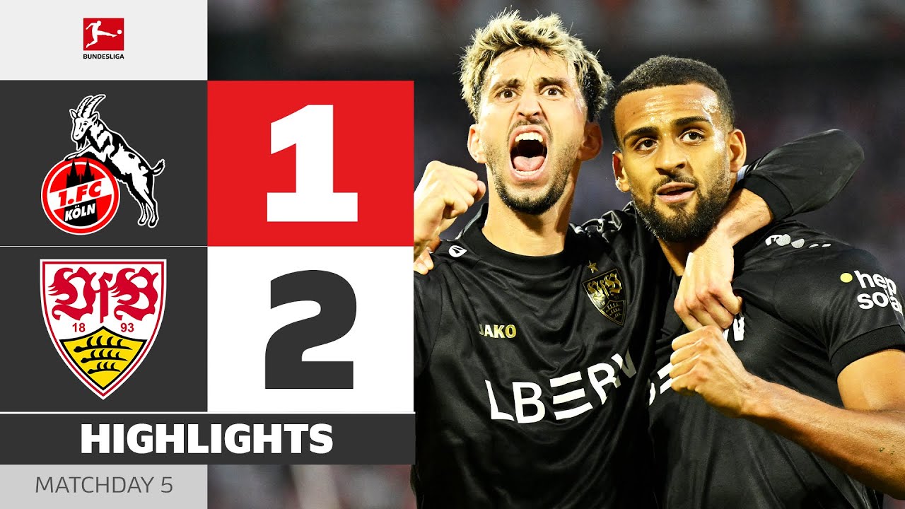 German Bundesliga FC Koln 1-2 VfB Stuttgart Highlights,Hot Video - Goaloo