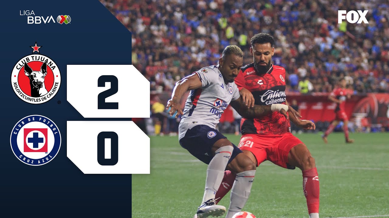 ไฮไลท์+เม็กซิโก พรีเมร่า ดิวิชั่น:คลับ ตีฮัวนา 2-0 CDSyC Cruz Azul丨เม็กซิโก พรีเมร่า ดิวิชั่น 2025-2026丨29-09-2025