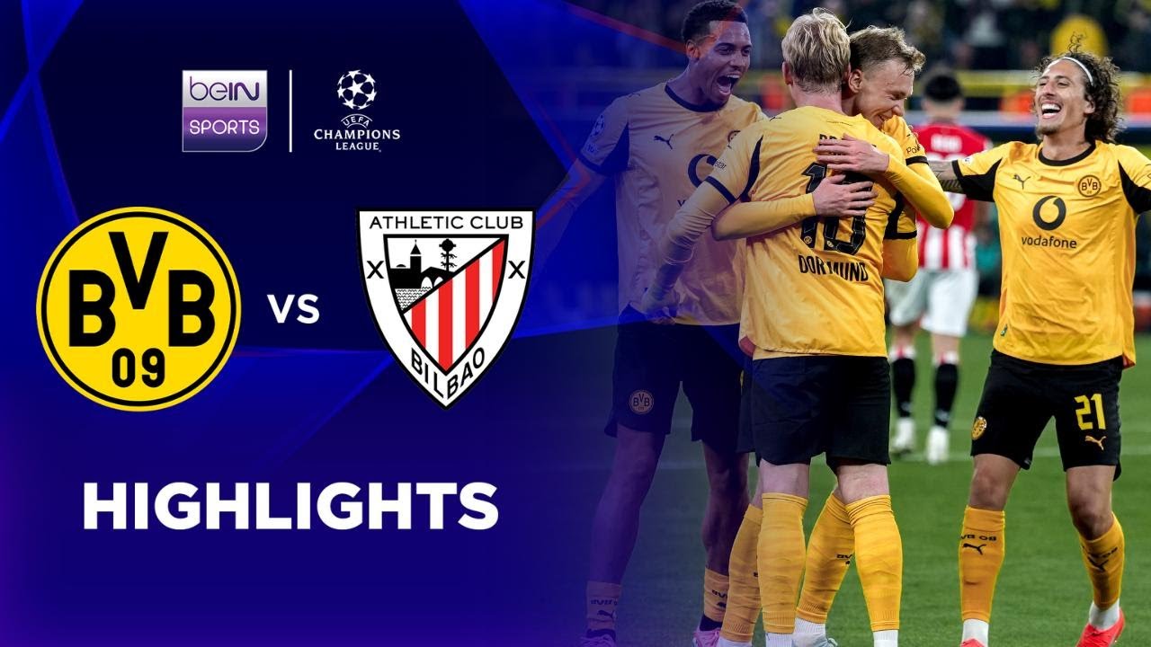 UEFA Champions League Borussia Dortmund 4-1 Athletic Bilbao Highlights,Hot Video - Goaloo