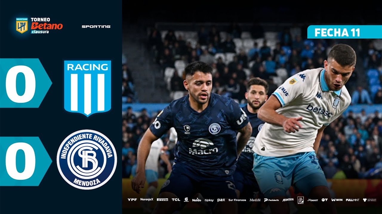 ไฮไลท์+อาร์เจนติน่า พรีเมียร์ดิวิชั่น:ราซิ่ง คลับ 0-0 Independiente Rivadavia丨อาร์เจนติน่า พรีเมียร์ดิวิชั่น 2025丨07-10-2025