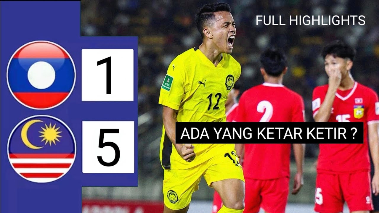 AFC Asian Cup Malaysia 5-1 Laos Highlights,Hot Video - Goaloo
