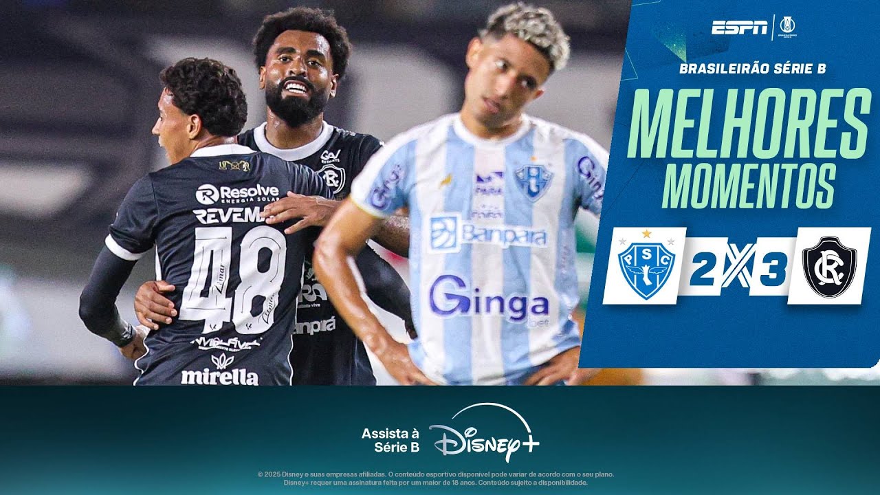 Brazil Serie B SC Paysandu Para 2-3 Remo Belem (PA) Highlights,Hot Video - Goaloo