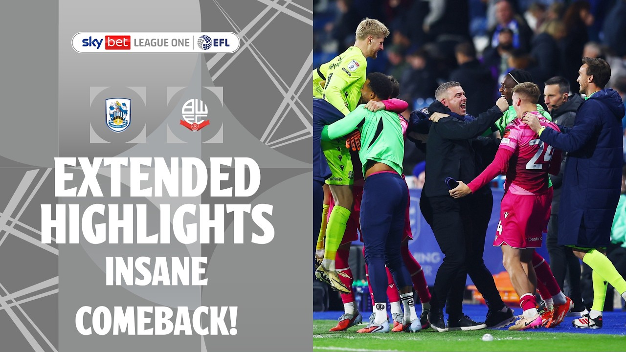 England League 1 Huddersfield Town 1-2 Bolton Wanderers Highlights,Hot Video - Goaloo