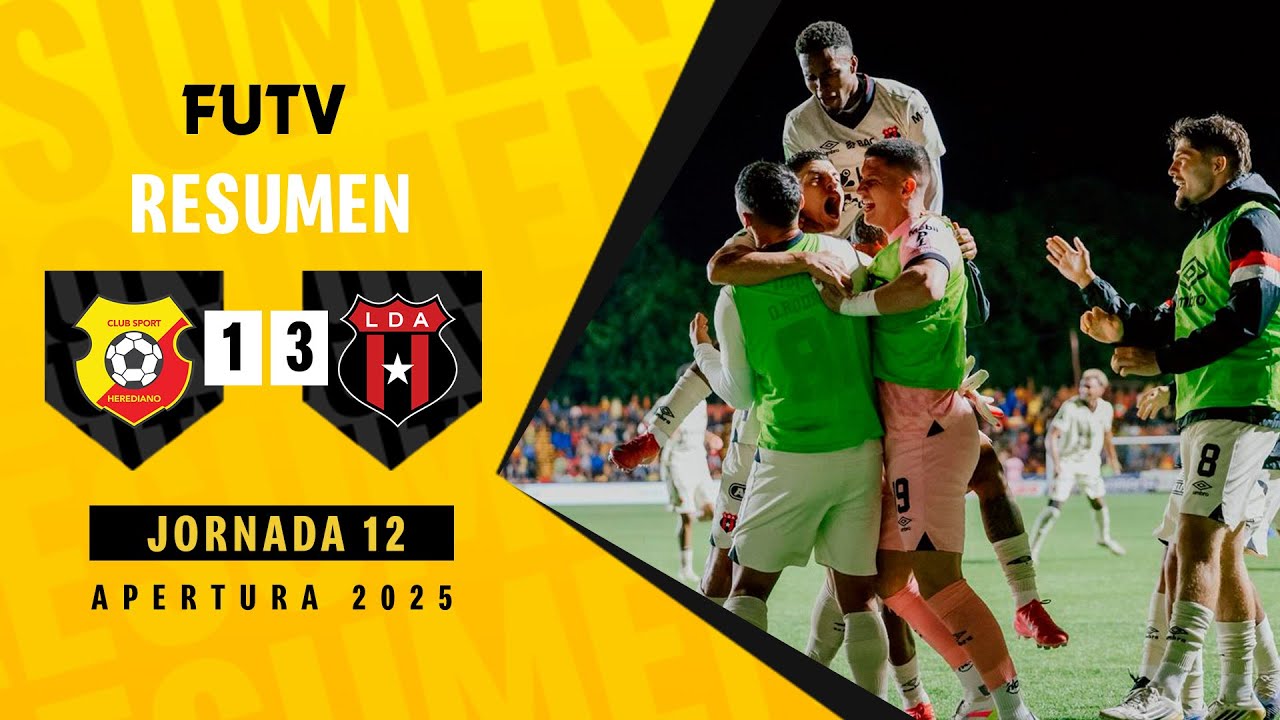 Costa Rica Primera Division Herediano 1-3 Alajuelense Highlights,Hot Video - Goaloo
