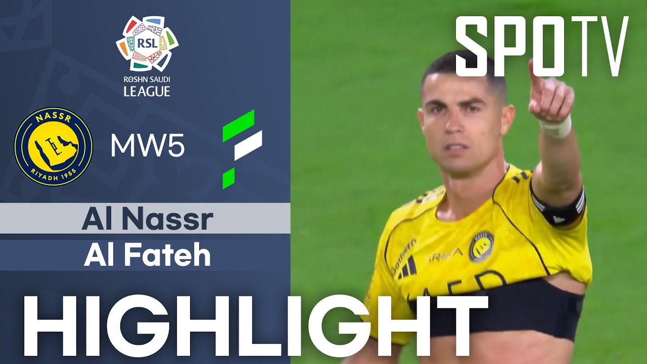 Saudi Professional League Al-Nassr 5-1 Al-Fateh Highlights,Hot Video - Goaloo