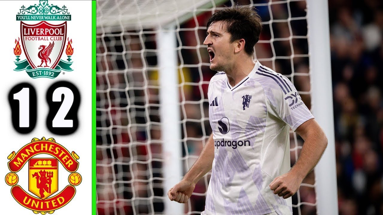 English Premier League Liverpool 1-2 Manchester United Highlights,Hot Video - Goaloo