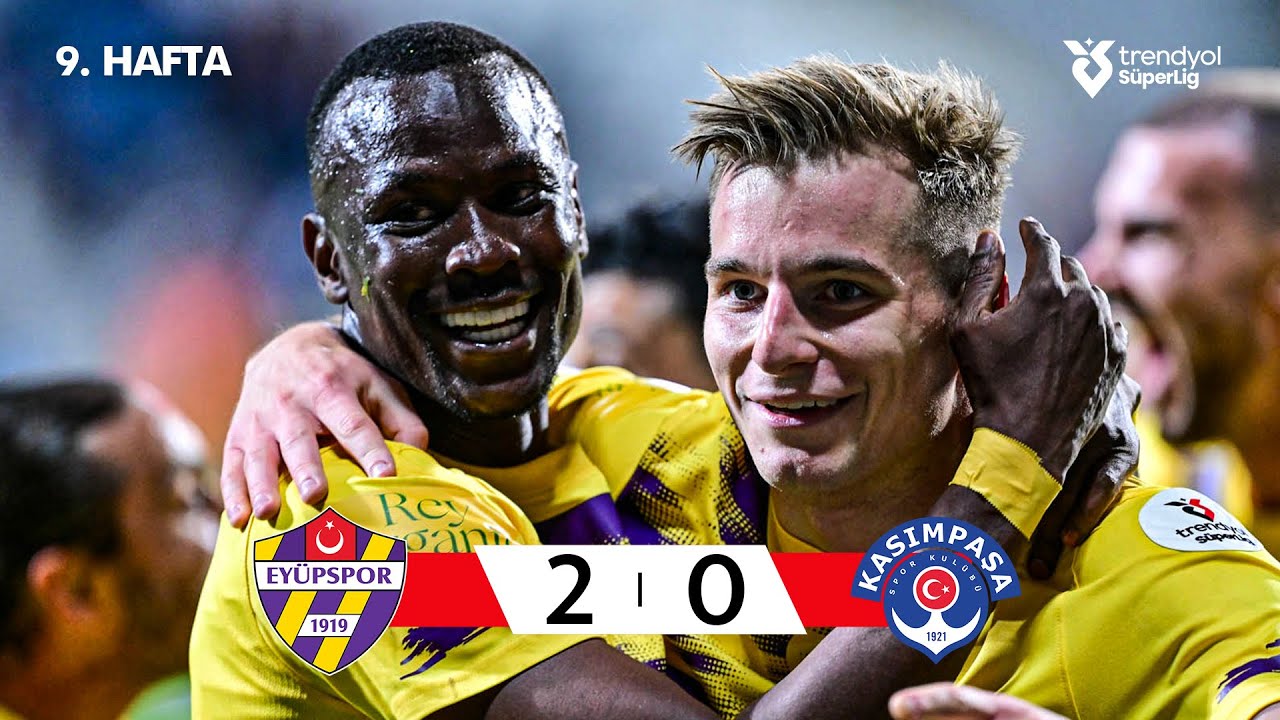 Turkey Super Lig Eyupspor 2-0 Kasimpasa Highlights,Hot Video - Goaloo