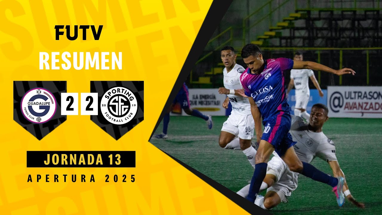 ไฮไลท์+คอสตาริกา พรีเมร่า ดิวิชั่น:กัวดาลูเป เอฟซี 2-2 Sporting San Jose丨คอสตาริกา พรีเมร่า ดิวิชั่น 2025-2026丨21-10-2025