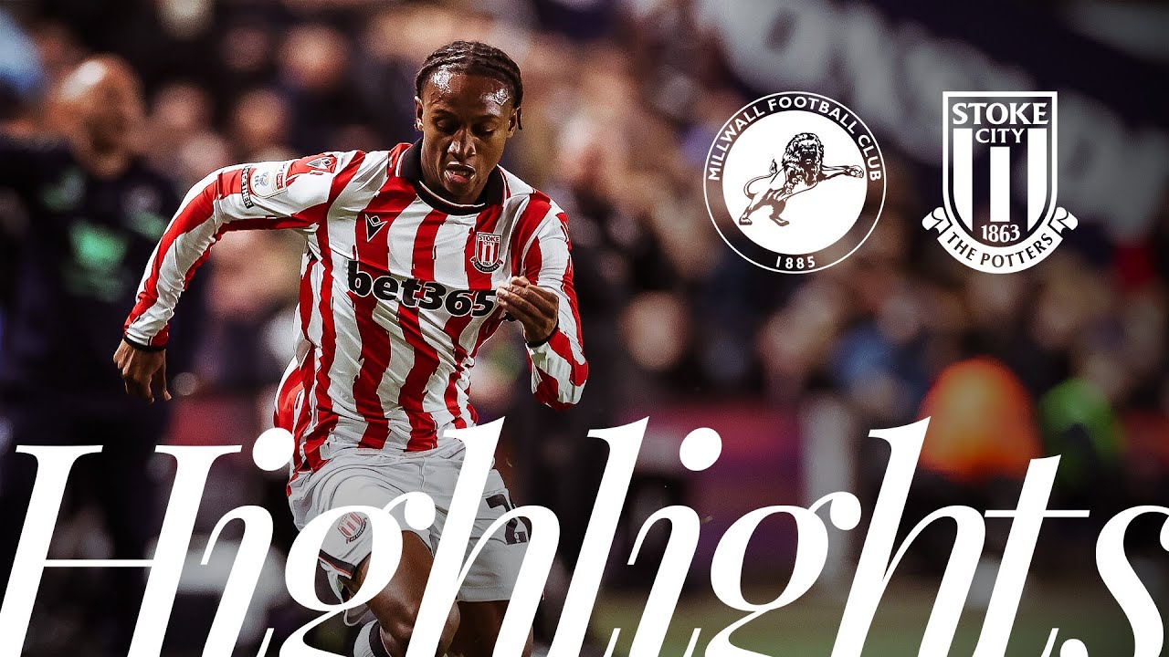 England Championship Millwall 2-0 Stoke City Highlights,Hot Video - Goaloo
